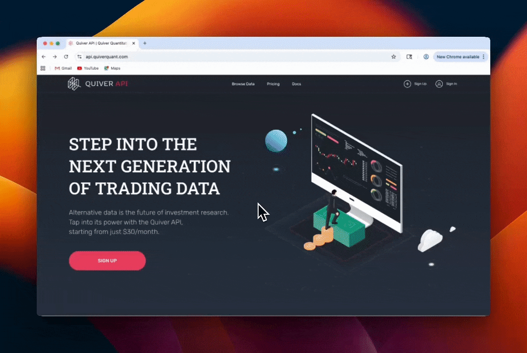 Sign up demo